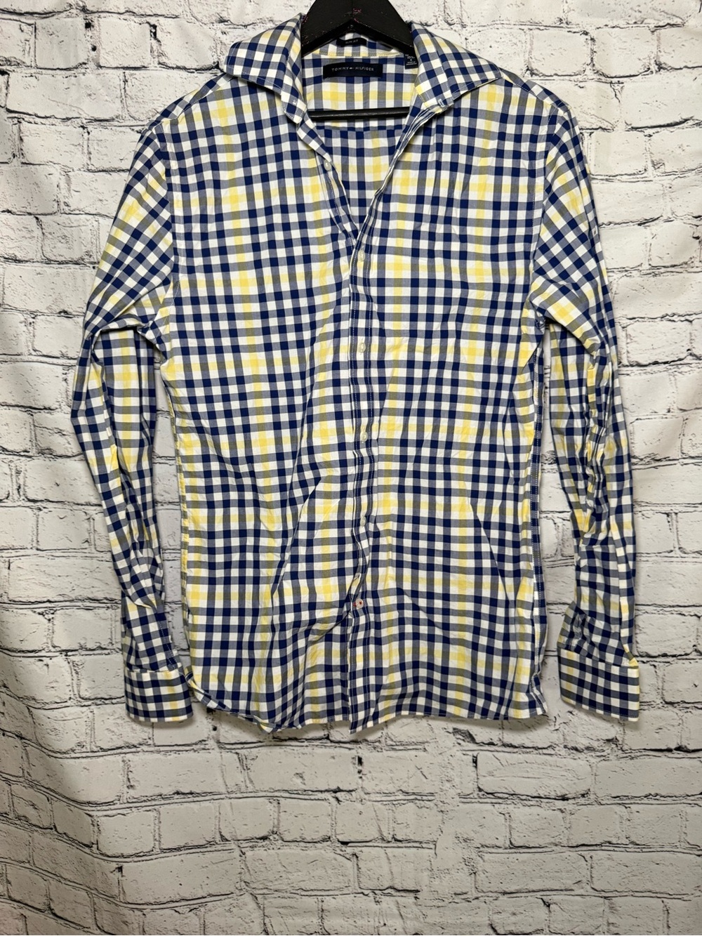 Tommy Hilfiger plaid button up. Size S